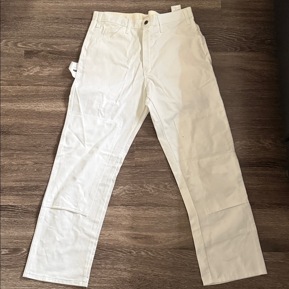Dickies Men's White Cargo Pants